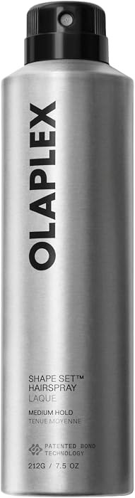 Olaplex Shape Set™ Hairspray, Flexible Medium Hold, Weightless, No Crunch | Amazon (US)