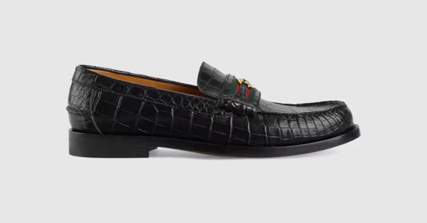 Gucci Men's crocodile loafer | Gucci (US)