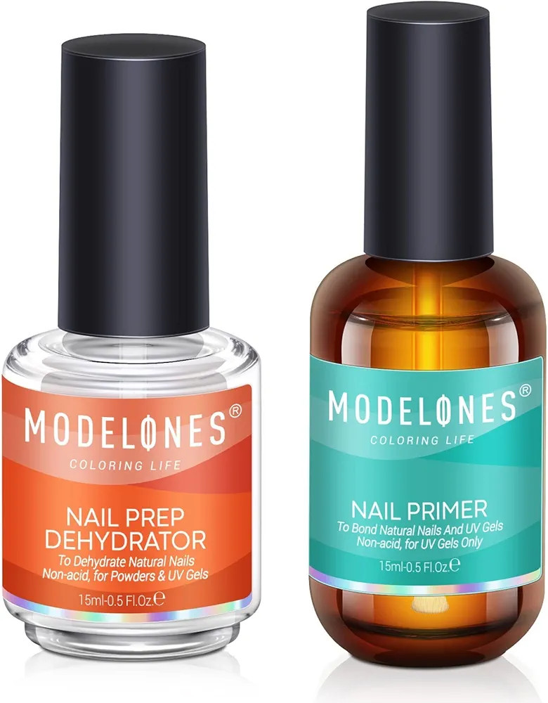 Modelones Primer professionnel naturel pour la préparation des ongles déshydratant et liant les... | Amazon (CA)