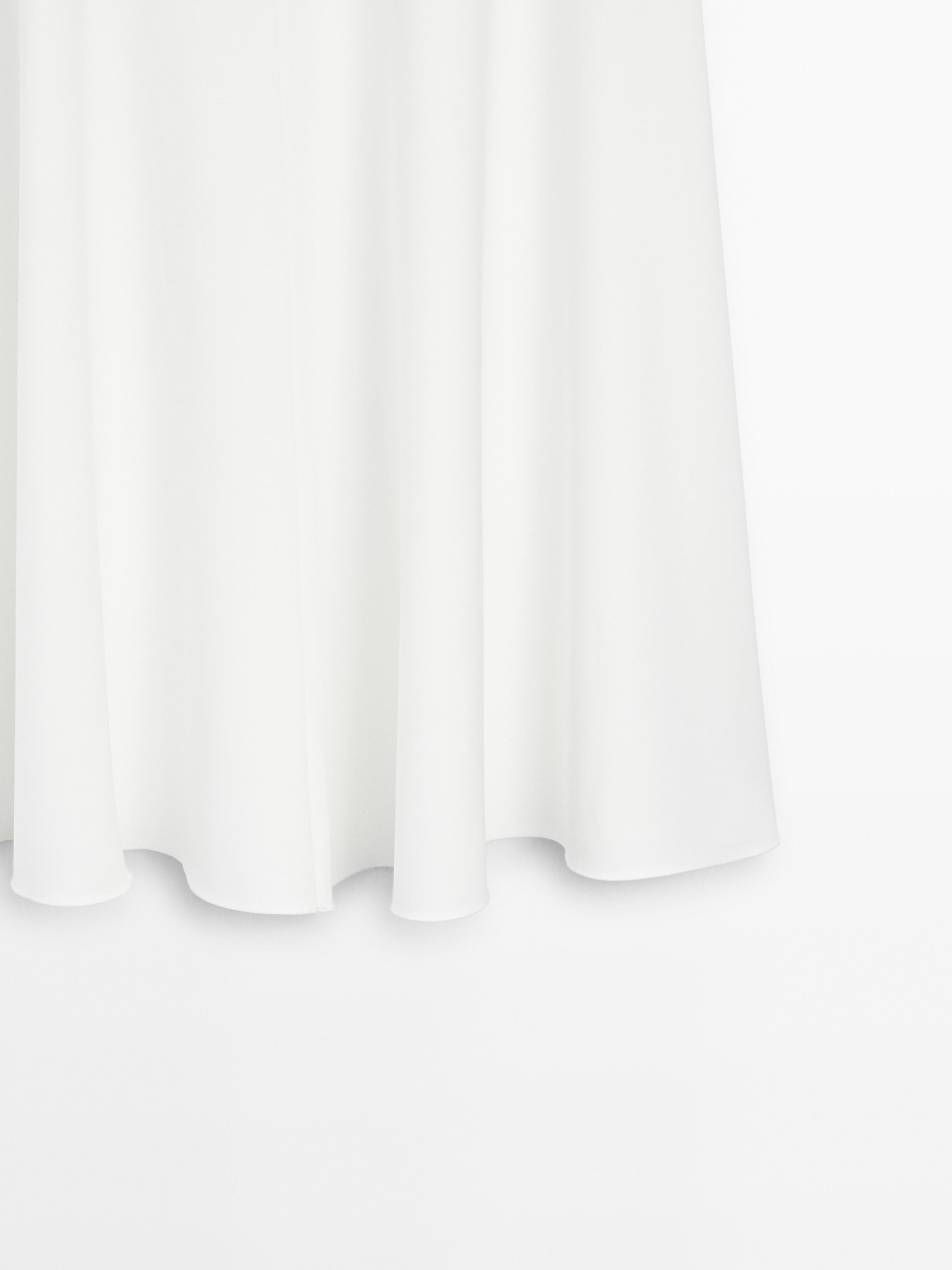 Fließender, weitschwingender Rock - STUDIO · Weiss, Schwarz · Sonnenbrille | Massimo Dutti | Massimo Dutti DE