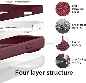 elago Compatible with iPhone 14 Case, Liquid Silicone Case, Full Body Protective Cover, Shockproo... | Amazon (US)
