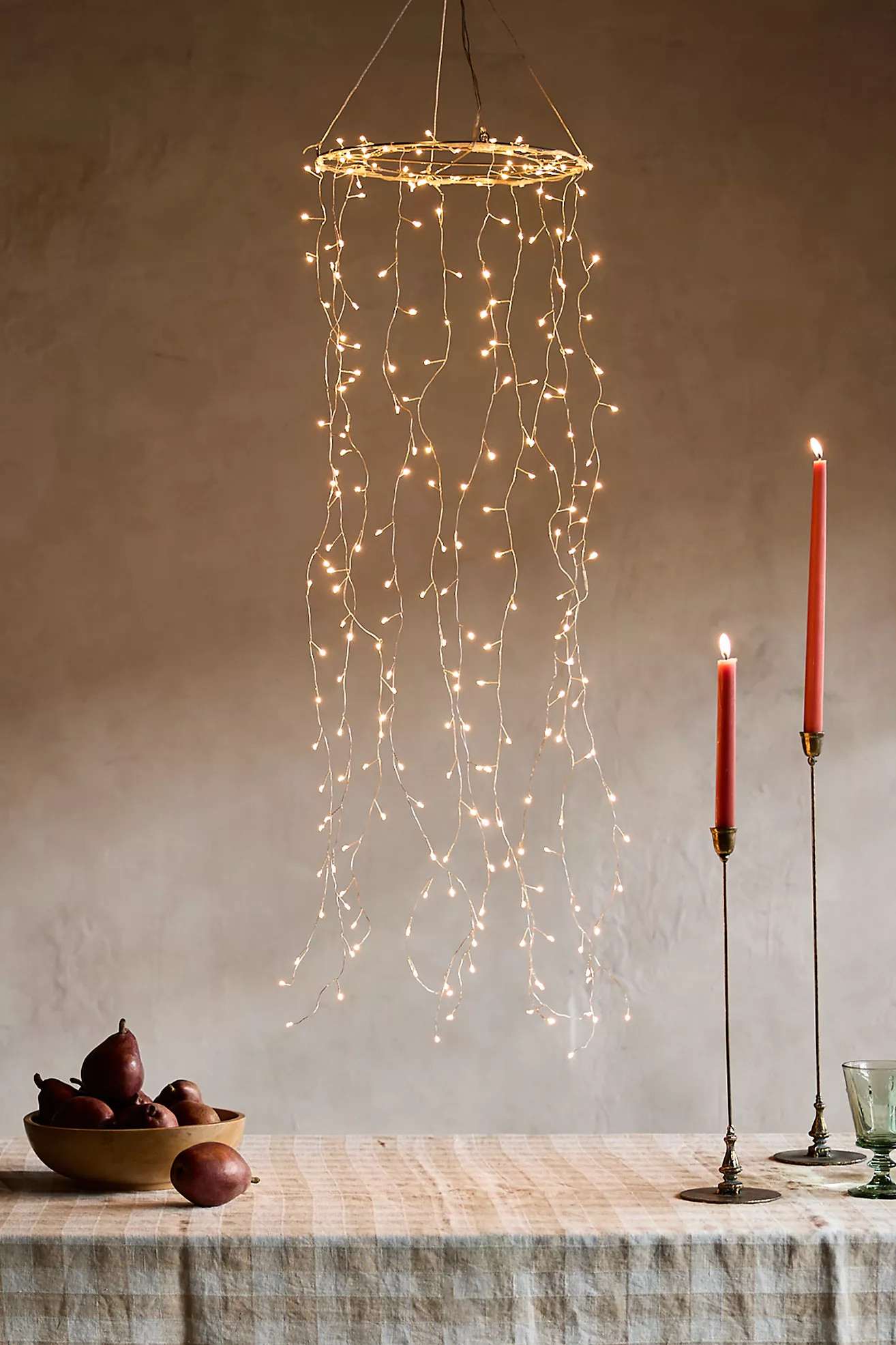 Cascading Light Strand Chandelier | Anthropologie (US)