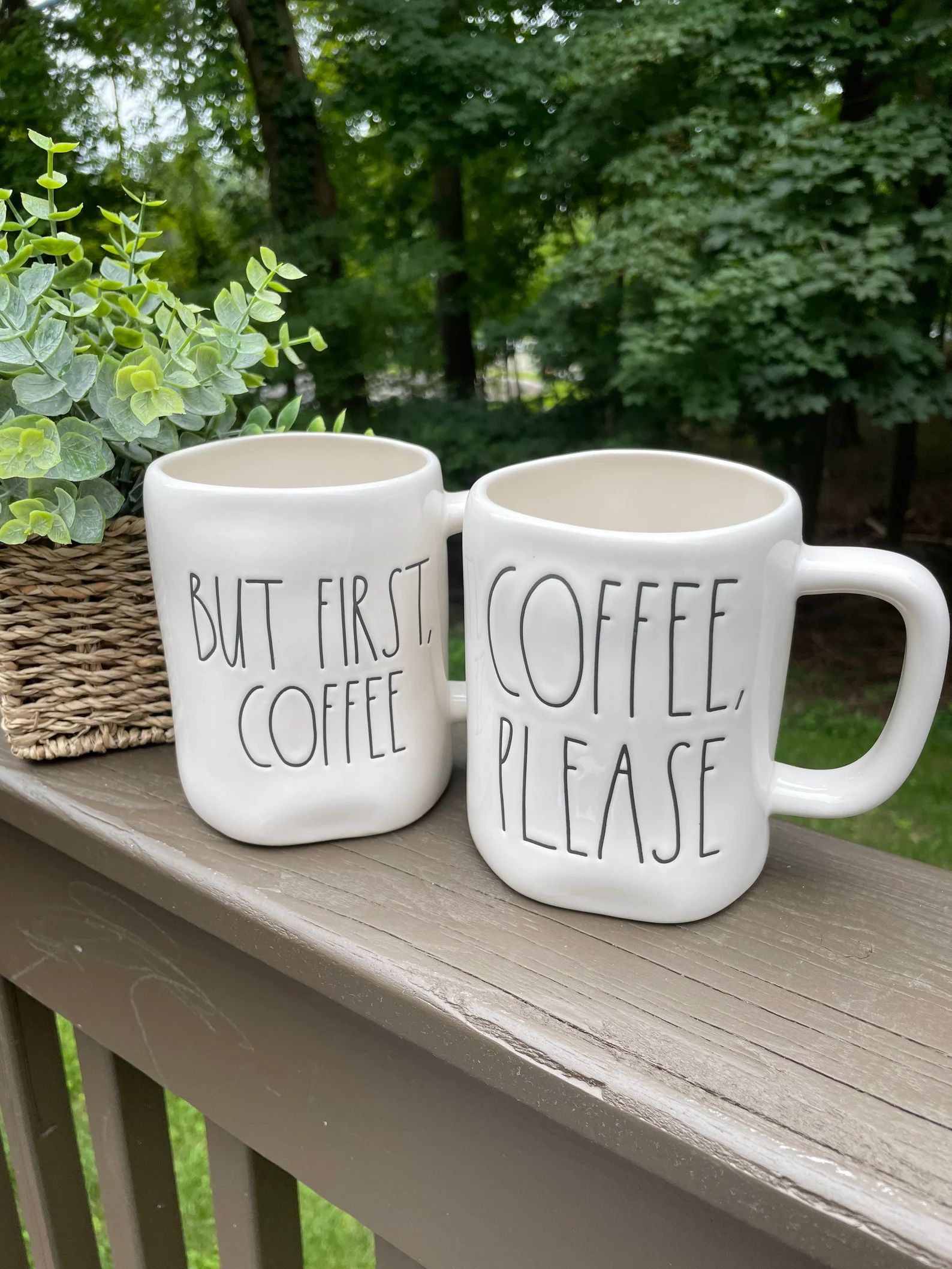 Rae Dunn Mugs - But first coffee mug - Coffee please mug - ceramic coffee mug | Etsy (US)