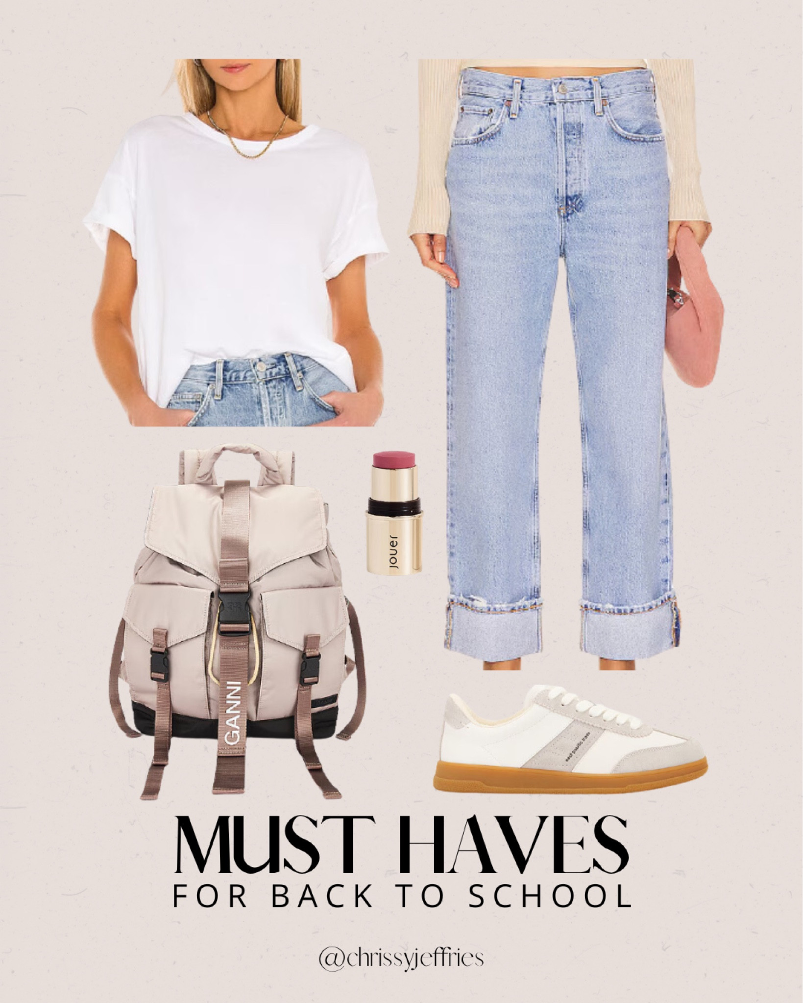 Get ready for the school year with these must-have essentials! This stylish and practical outfit includes a versatile white tee, comfortable high-waisted jeans, trendy sneakers, and a functional backpack. Perfect for a day filled with classes and activities, you’ll look effortlessly chic and stay organized. Shop now for your back-to-school wardrobe! 

#BackToSchoolFashion #SchoolEssentials #ChicStyle #ComfortableOutfit #FashionInspo

#LTKsummer #LTKworkwear
