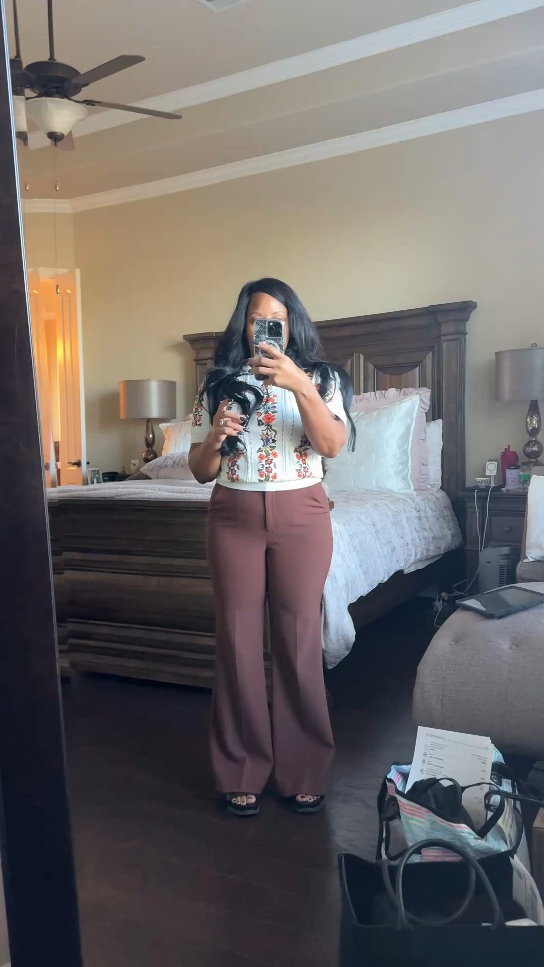 #express pant ticktock shop shirt and Cole Hahn sandals 

#LTKMidsize #LTKWorkwear #LTKOver40