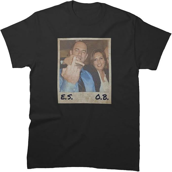 Unisex T-shirt Series Sleeve Benson Birthday Elliot Tee and Cotton Olivia Friends Stabler Shirts ... | Amazon (US)