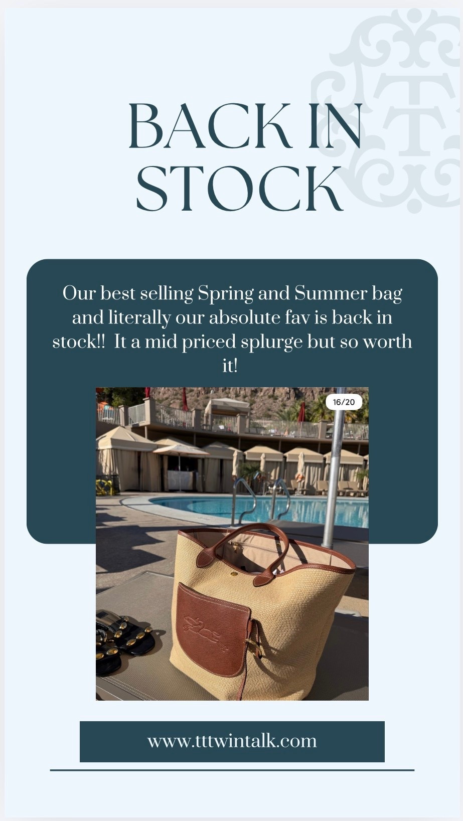 If you run into us this, there is a good chance we will be carrying this on vacation, spring and summer  

#LTKootd #LTKdayinmylife #LTKOver40