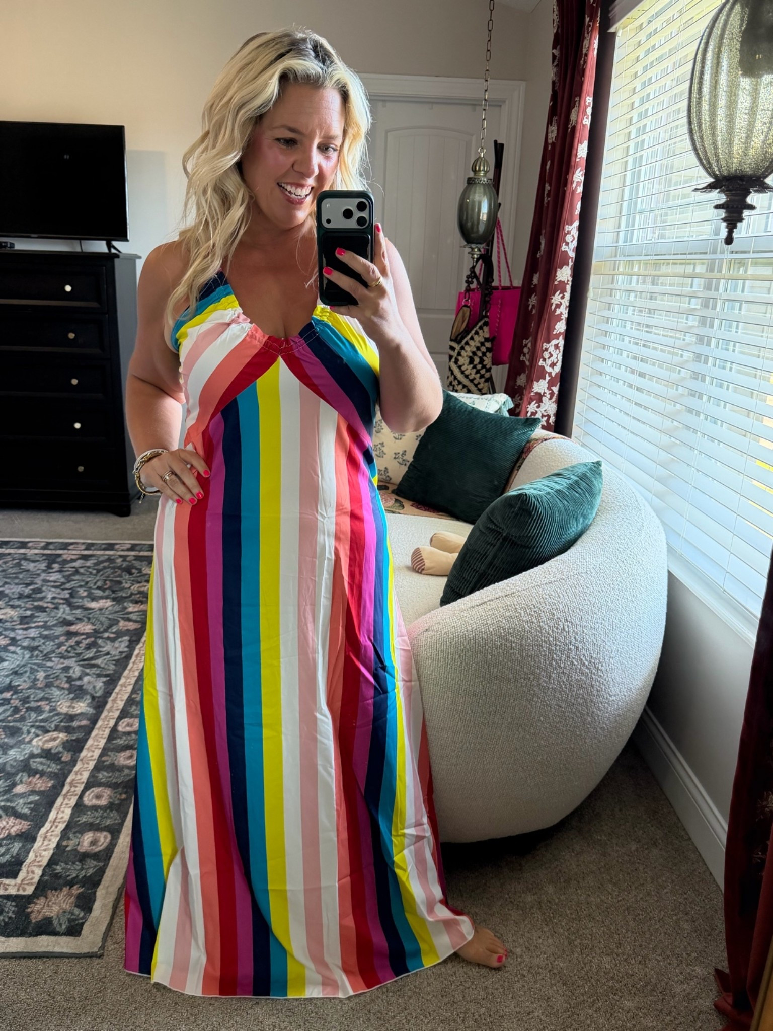 OBSESSED with this $25 striped Amazon maxi dress! 

 #LTKOver40 #LTKMidsize #LTKPetite