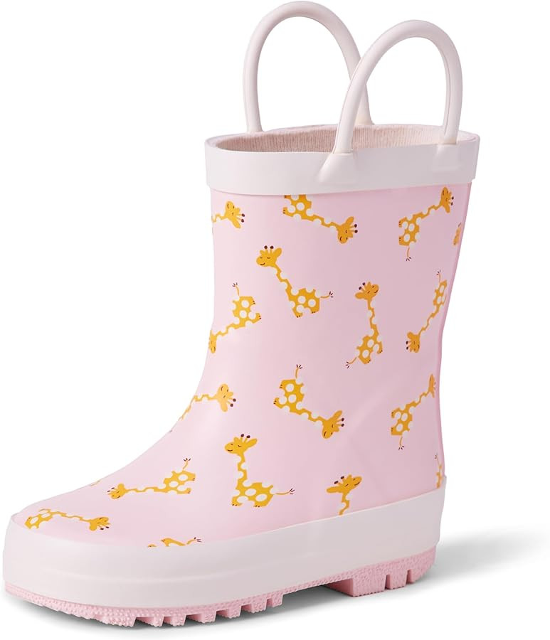 Amazon Essentials x Sofia Grainge Unisex Toddlers' Waterproof Rubber Rain Boots | Amazon (US)