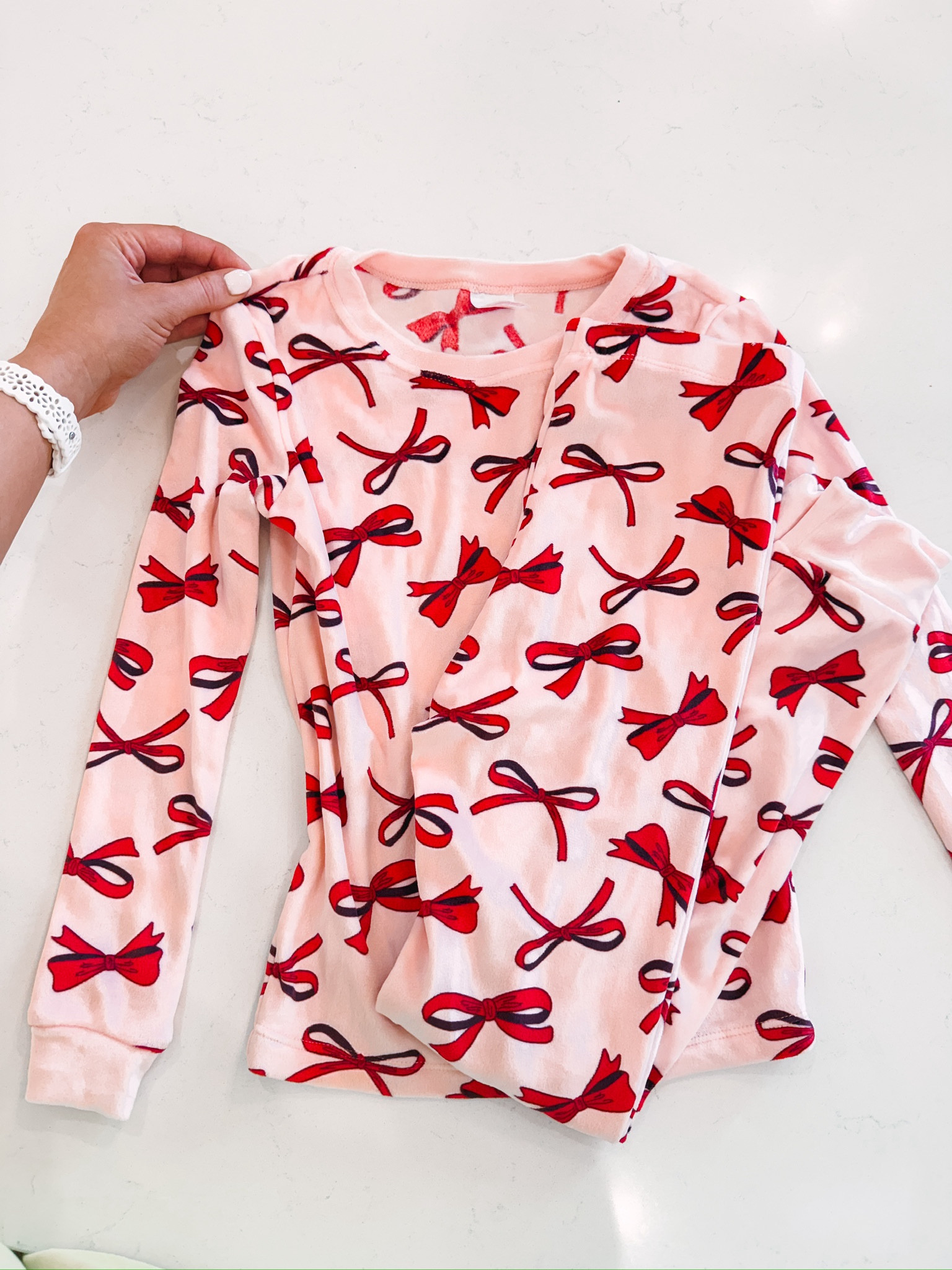 Walmart pjs! Back in stock! Under $10 + my daughters favorite pjs lately 🤍🎀

Bows, two piece set, kids, family, girls, pajamas, pjs, unique, trendy, cute, fun, gift idea 

#LTKSeasonal #LTKHoliday #LTKKids