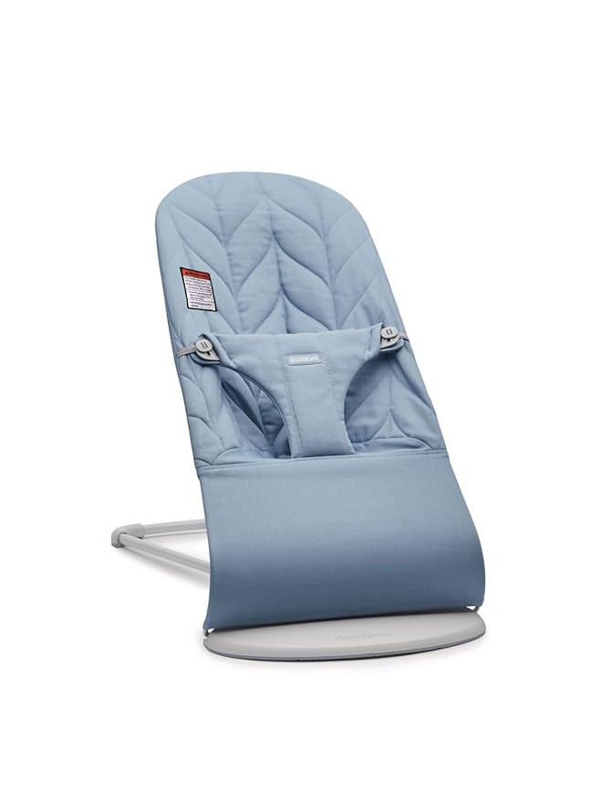 BabyBjörn Bouncer Bliss, Woven, Petal Quilt, Blue | Amazon (US)