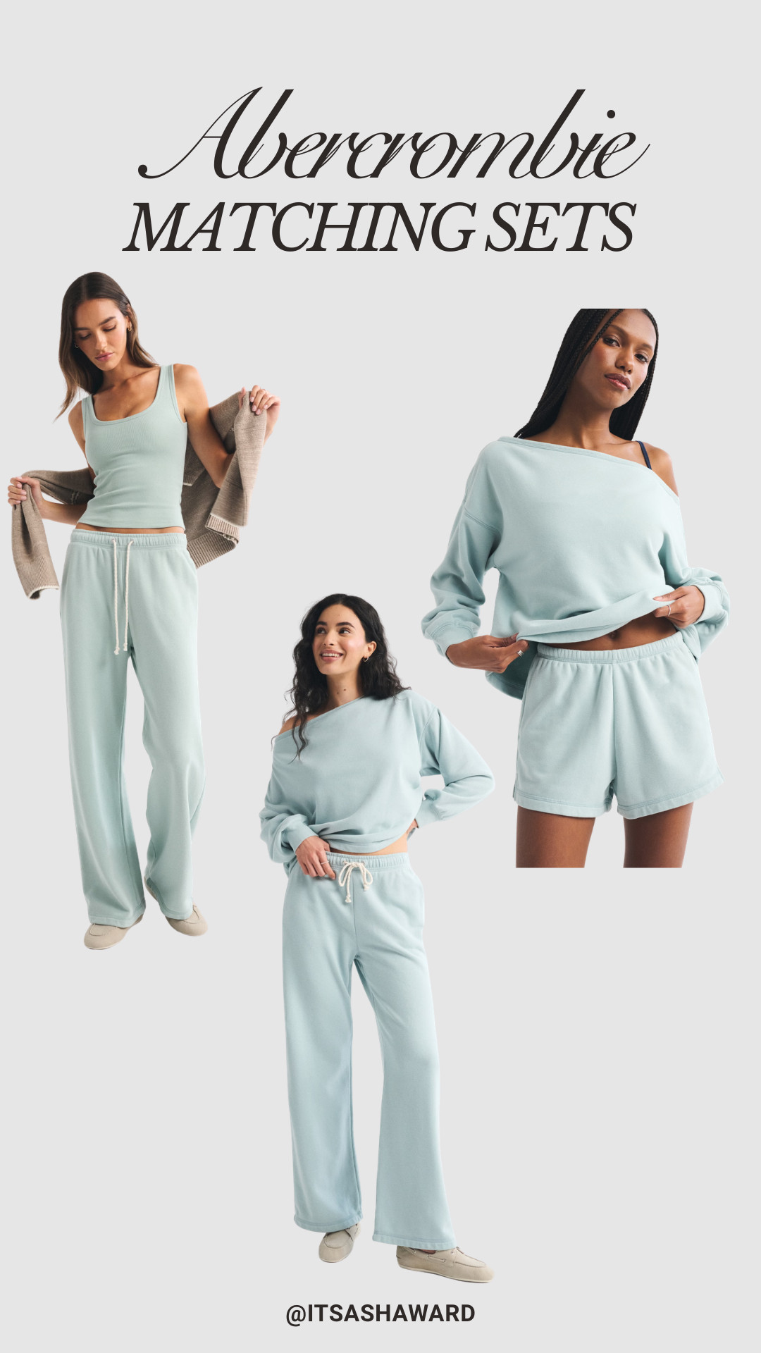 these cozy sets are my favorites! you can mix and match however you want! but be sure to grab the bra free tank, those are the best!! 

#Abercrombie #LTKxAbercrombie 

 #LTKootd #LTKActive #LTKSaleAlert