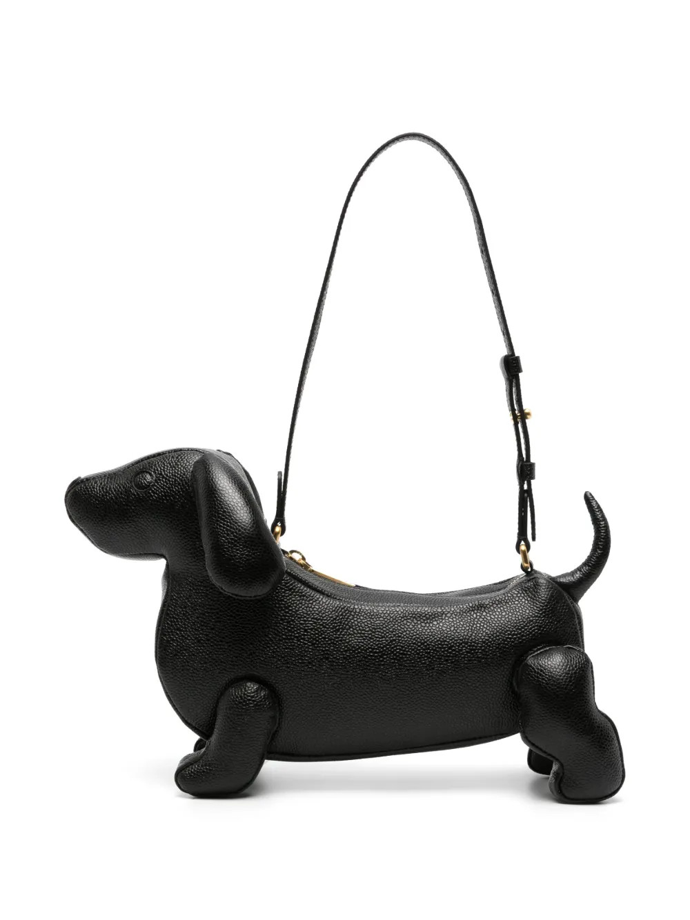 Thom Browne Hector leather shoulder bag - Black | Farfetch Global