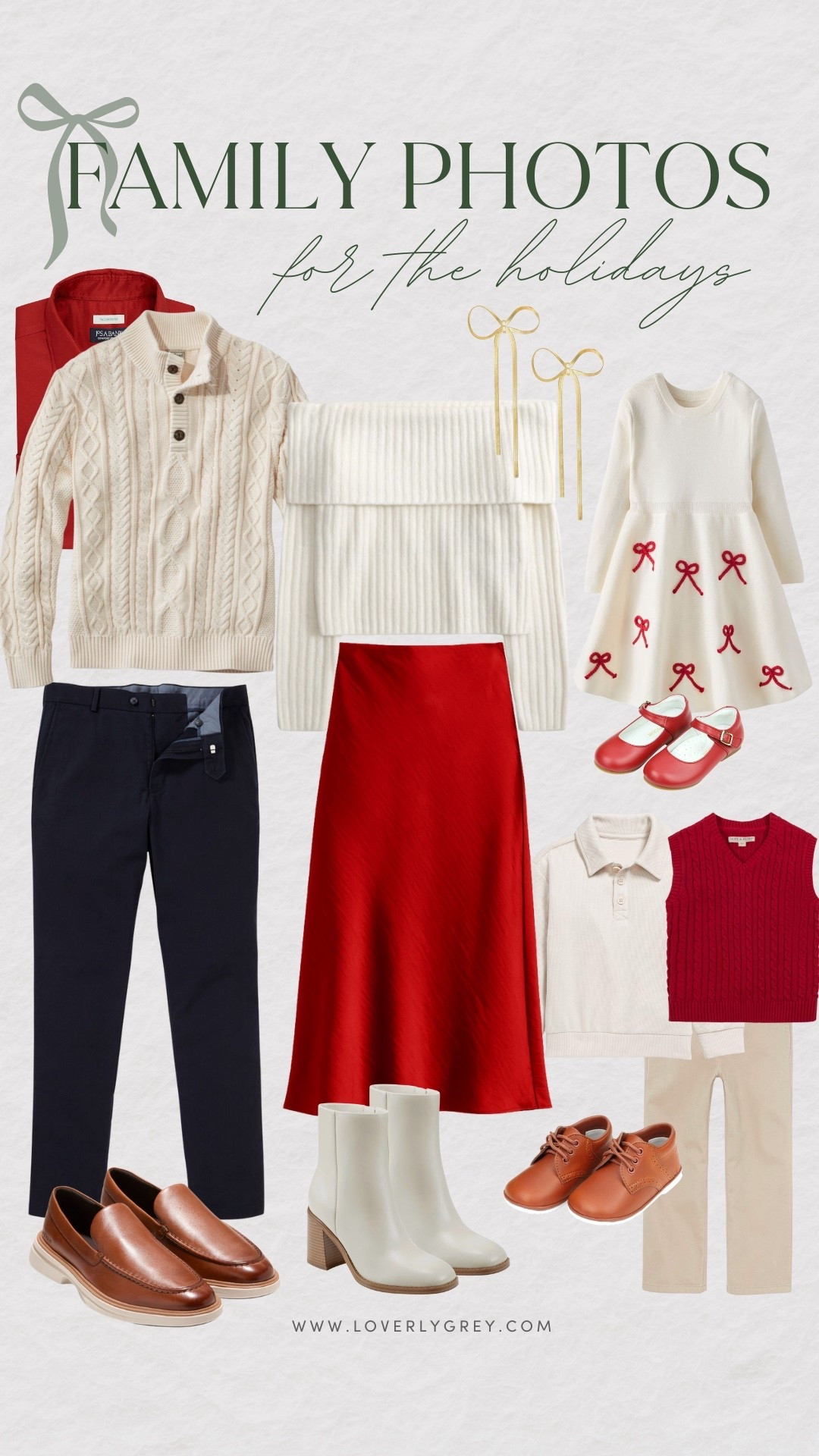 These holiday looks are picture perfect for your Christmas cards! They’re such classy options! 

Loverly Grey, holiday family photos, family photo outfit ideas, holiday outfit ideas, kids holiday outfit, men’s holiday outfit 

#LTKFamily #LTKKids #LTKHoliday
