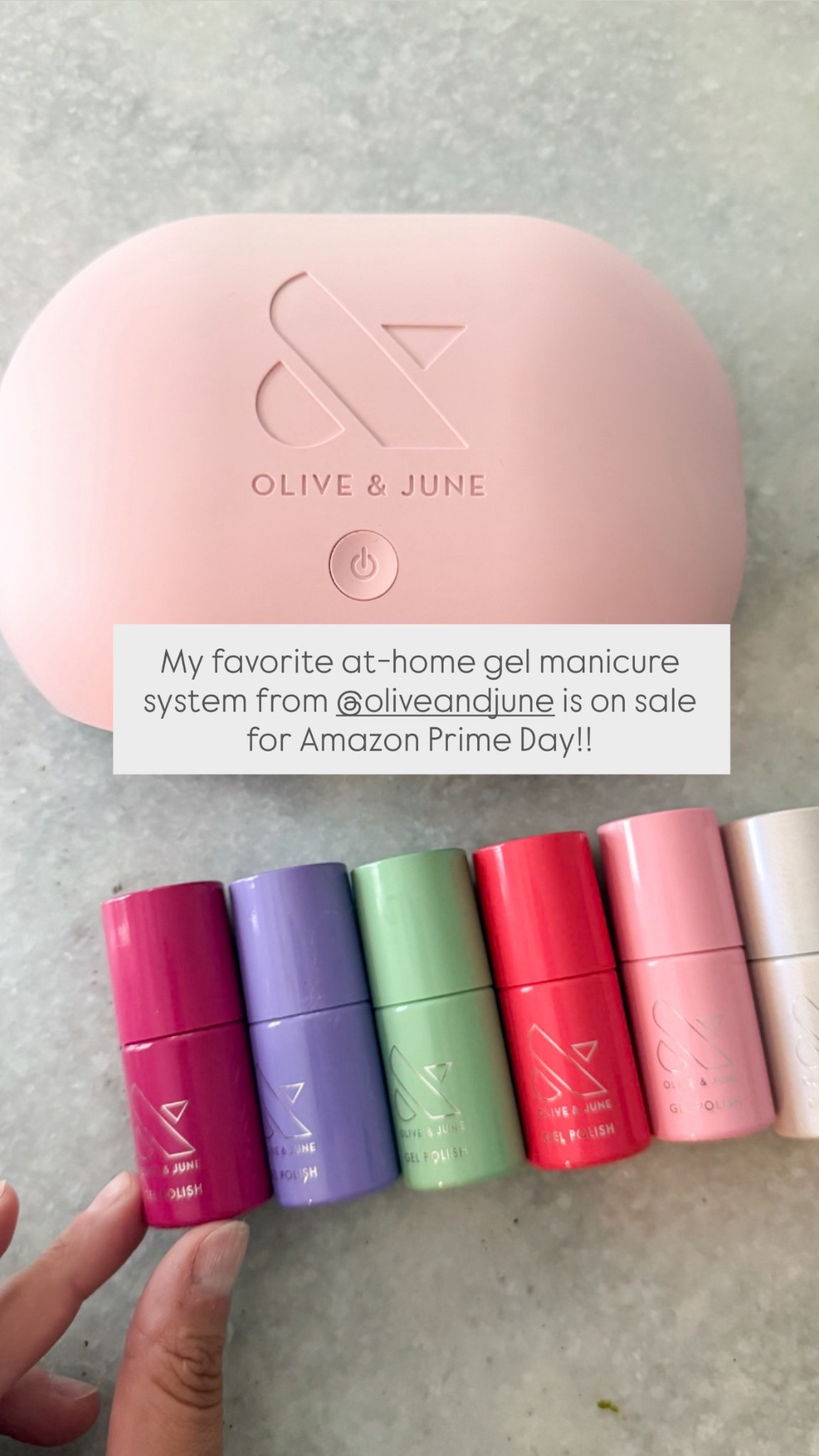 My favorite o live & June at-home gel manicure kit is on sale for Amazon prime day!! 

#LTKFindsUnder100 #LTKStyleTip #LTKBeauty