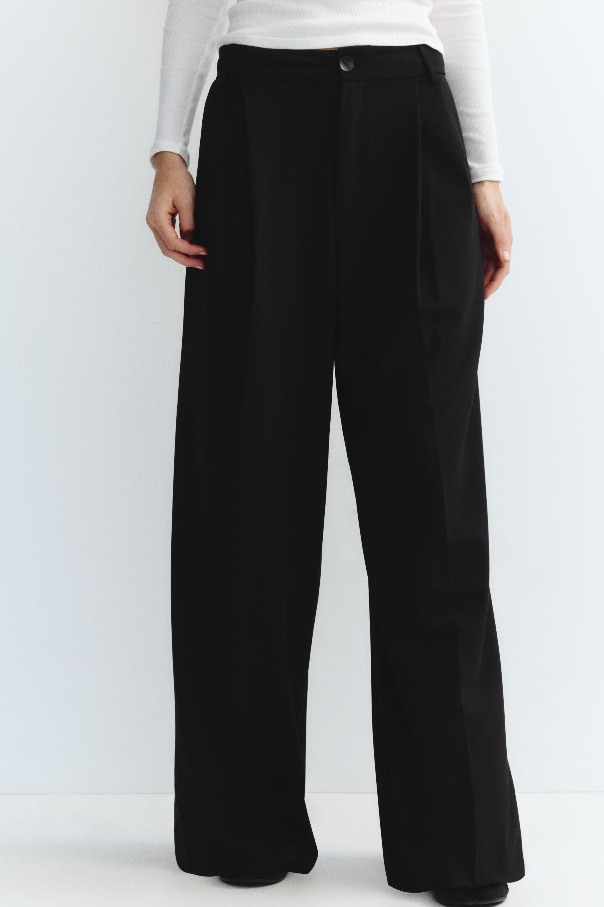 DOUBLE PLEAT PANTS | Zara US