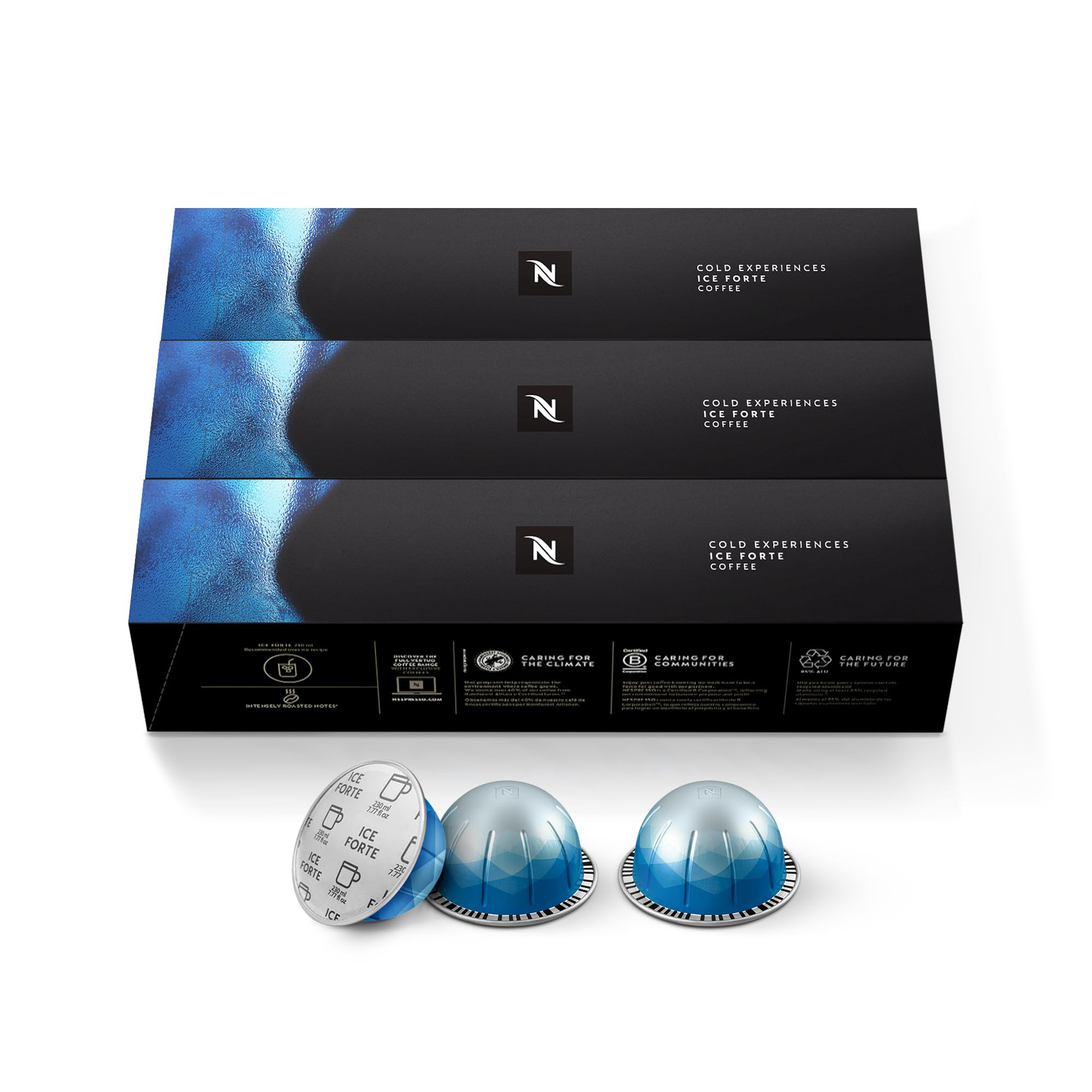 Nespresso Capsules Vertuo, Ice Forte, 30-Count Coffee Pods, Brews 7.8 oz. | Amazon (US)