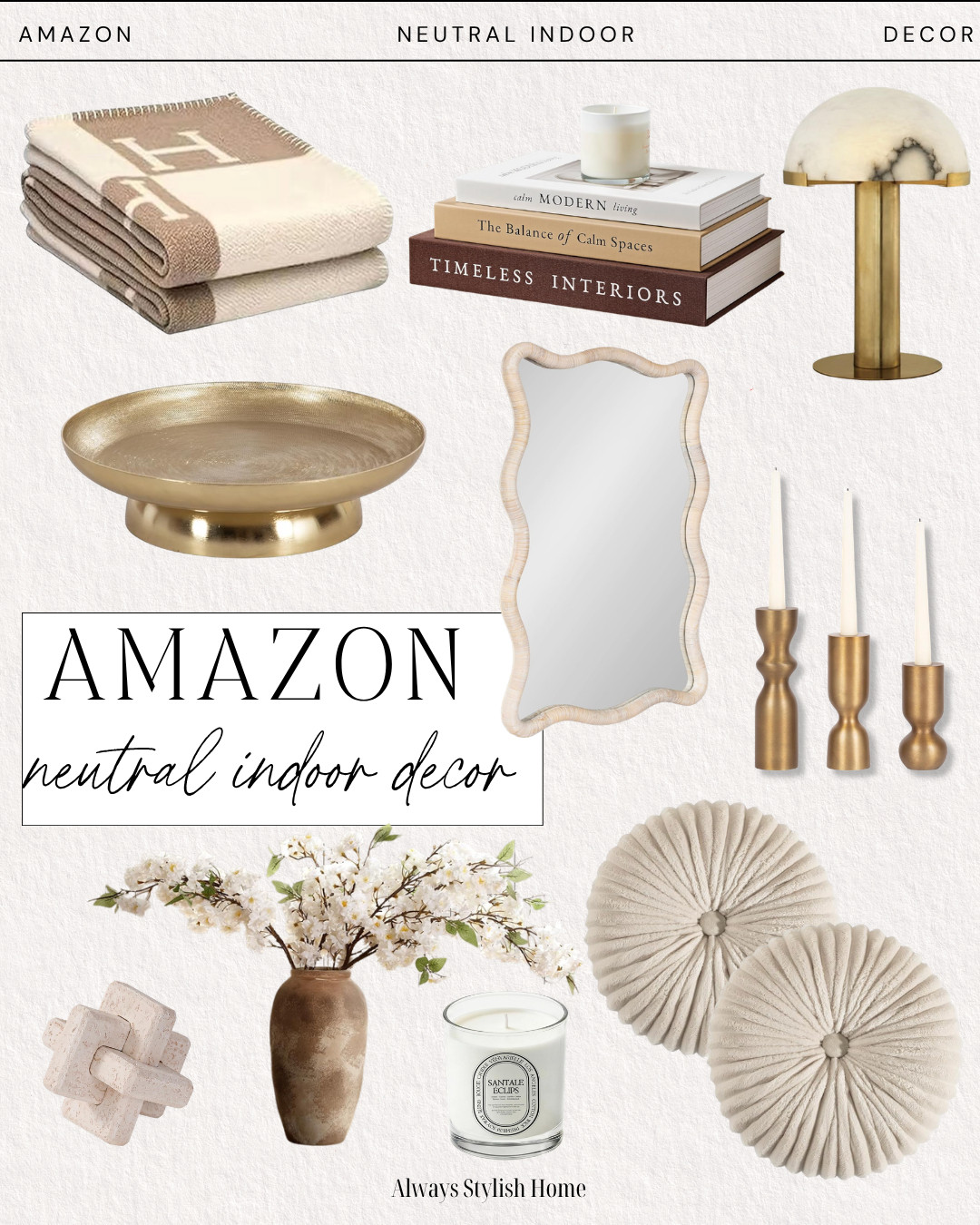 Neutral home finds that instantly make your space feel more elevated ✨ From cozy textures to modern decor details, these Amazon home finds are giving that clean, calm, designer-inspired look without the high price tag. #amazonhome #amazonfinds #neutralhome #homedecor #modernhome #cozyhome #homeinspo #newhomefinds #neutraldecor #affordablehomedecor 

 #LTKSeasonal #LTKHome