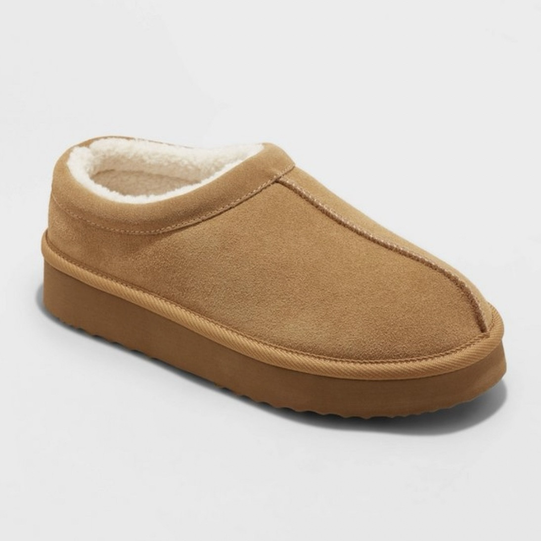 Women’s Amira Suede Clog Slippers | Chestnut 

Brand: Stars Above | Target 
Price: $30

• Suede clog slippers
• Cushioned footbed with soft lining
• Closed toe
• Slip-on style
• Size up if you are between sizes

#LTKfindsunder50 #LTKshoecrush #LTKMostLoved