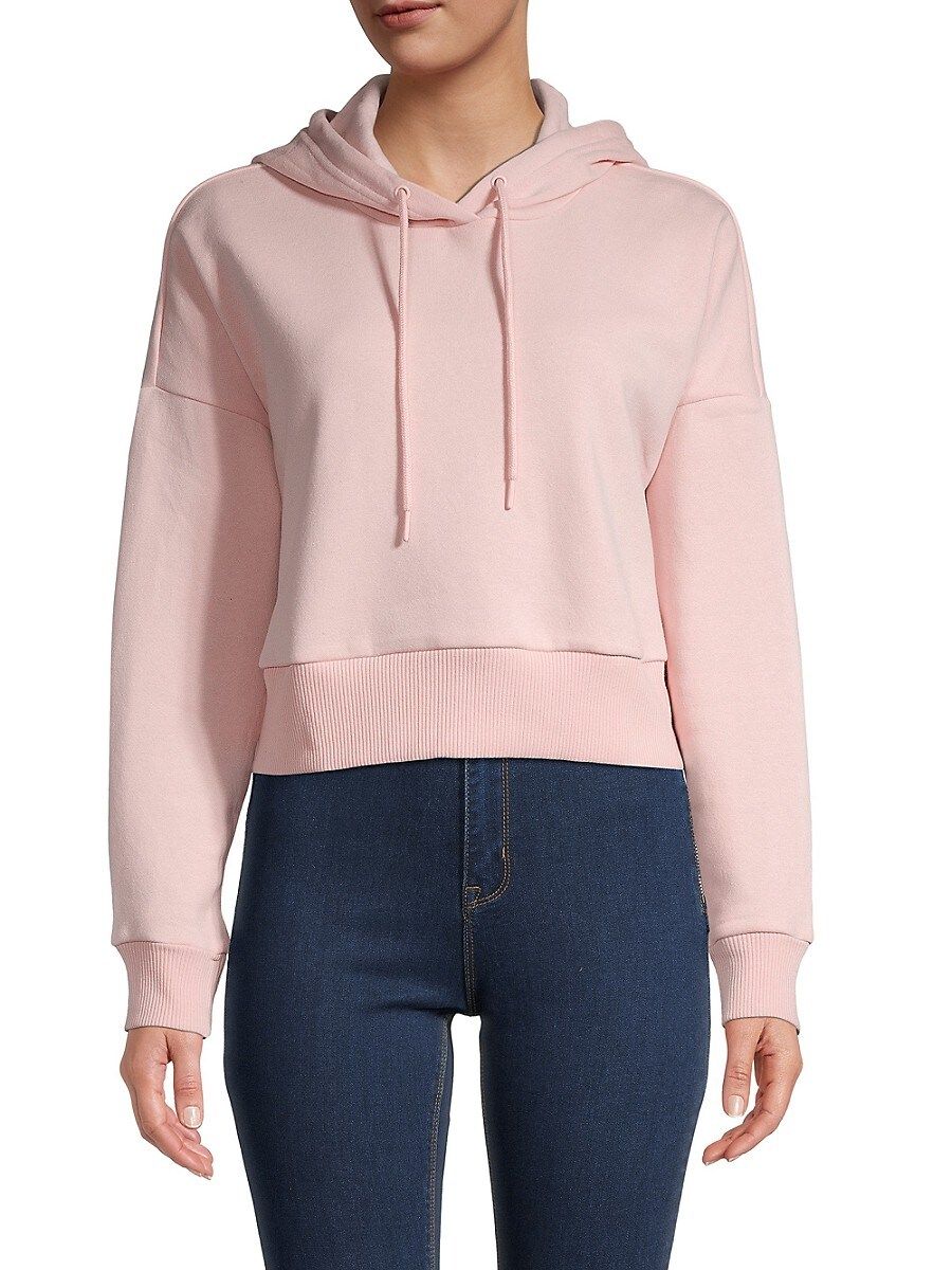 90 Degree by Reflex Women's Cropped Hoodie - Peach Whip - Size M | Saks Fifth Avenue OFF 5TH