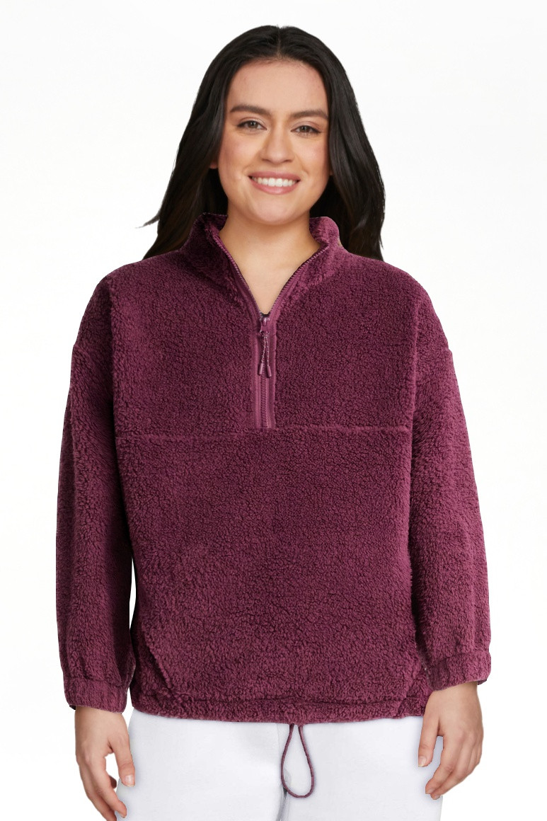 No Boundaries Plush Half-Zip Pullover, Women's - Walmart.com | Walmart (US)