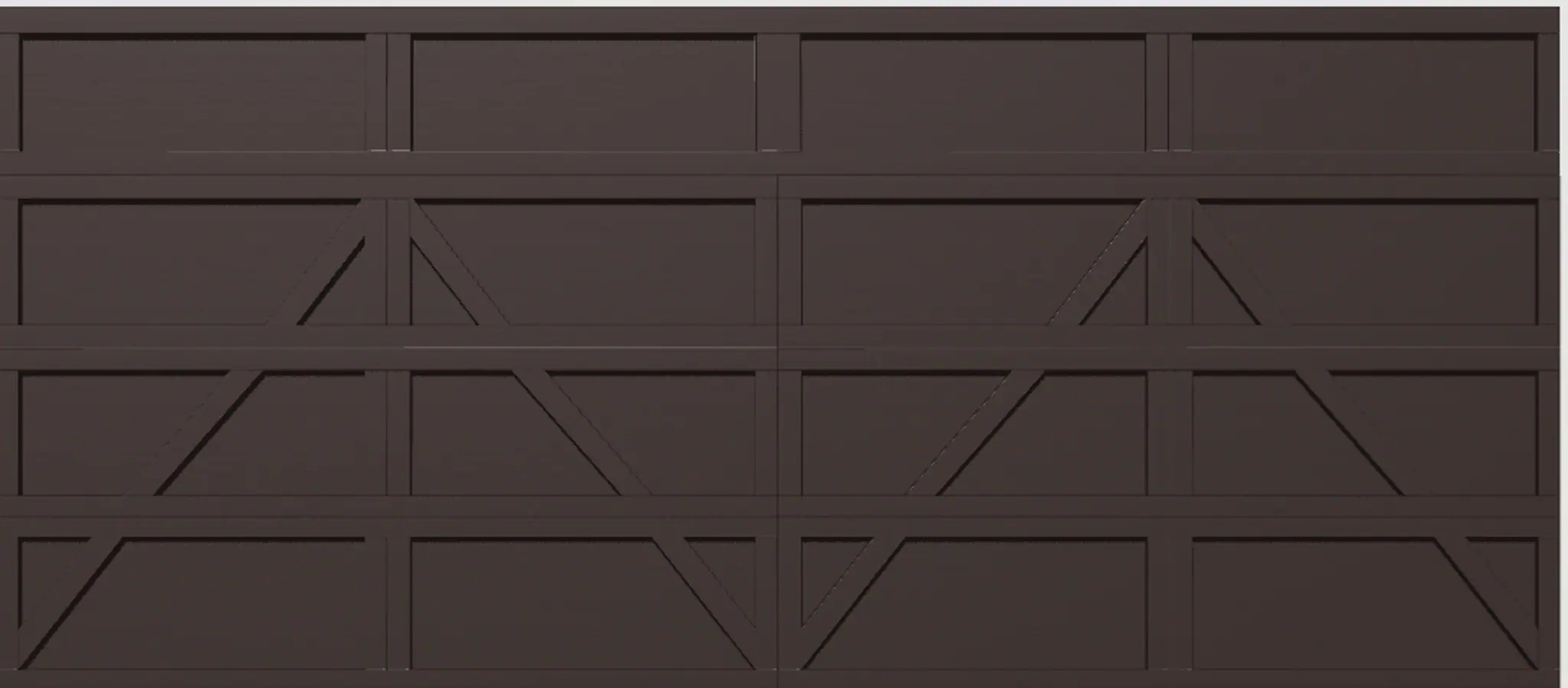 Wayne Dalton Classic Steel Model 9405 16-ft x 7-ft 10 R-Value Insulated Brown Double Garage Door one_size | WD9405CHBR167 | Lowe's