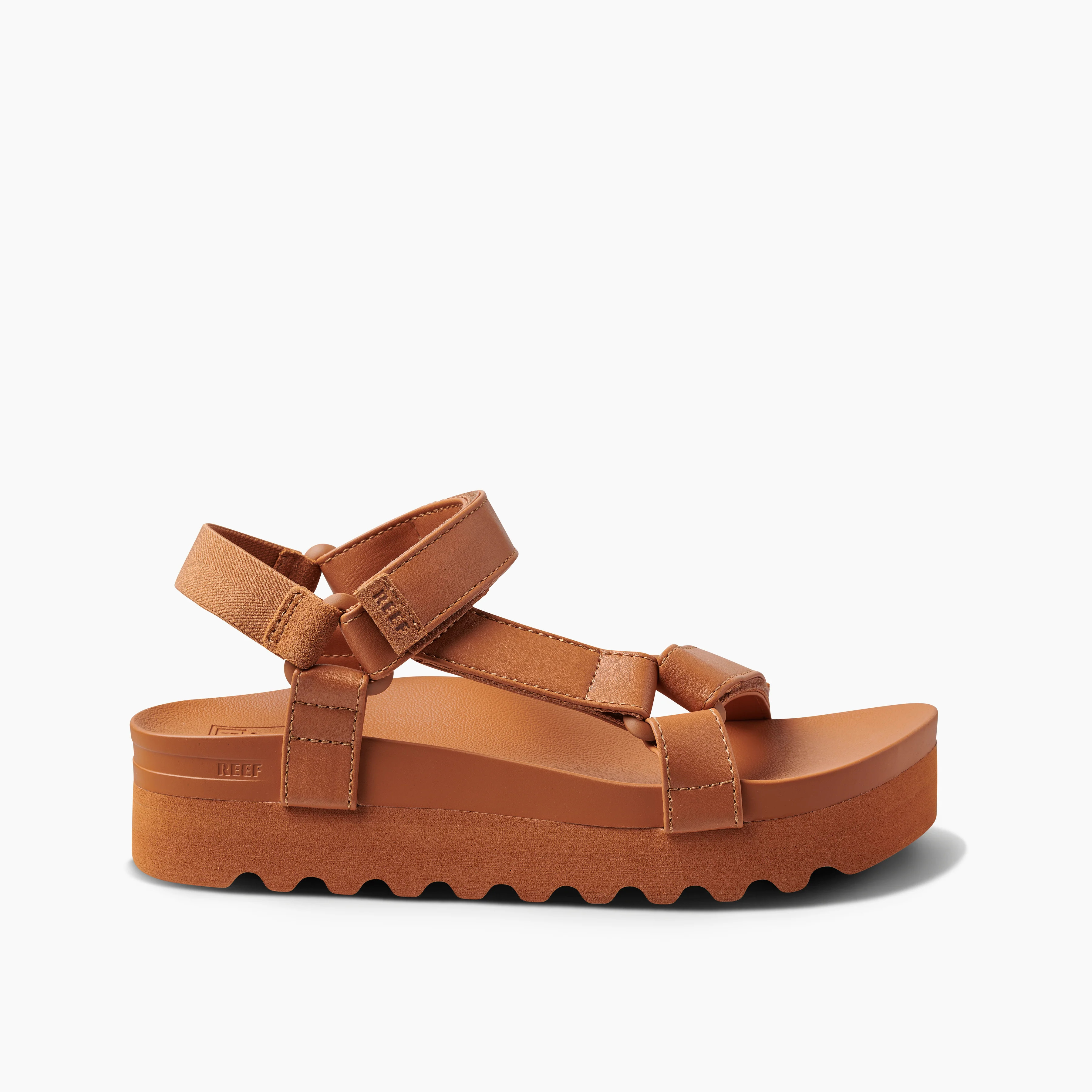 Women's Cushion Rem Hi Sandals in Cognac | REEF® | Reef