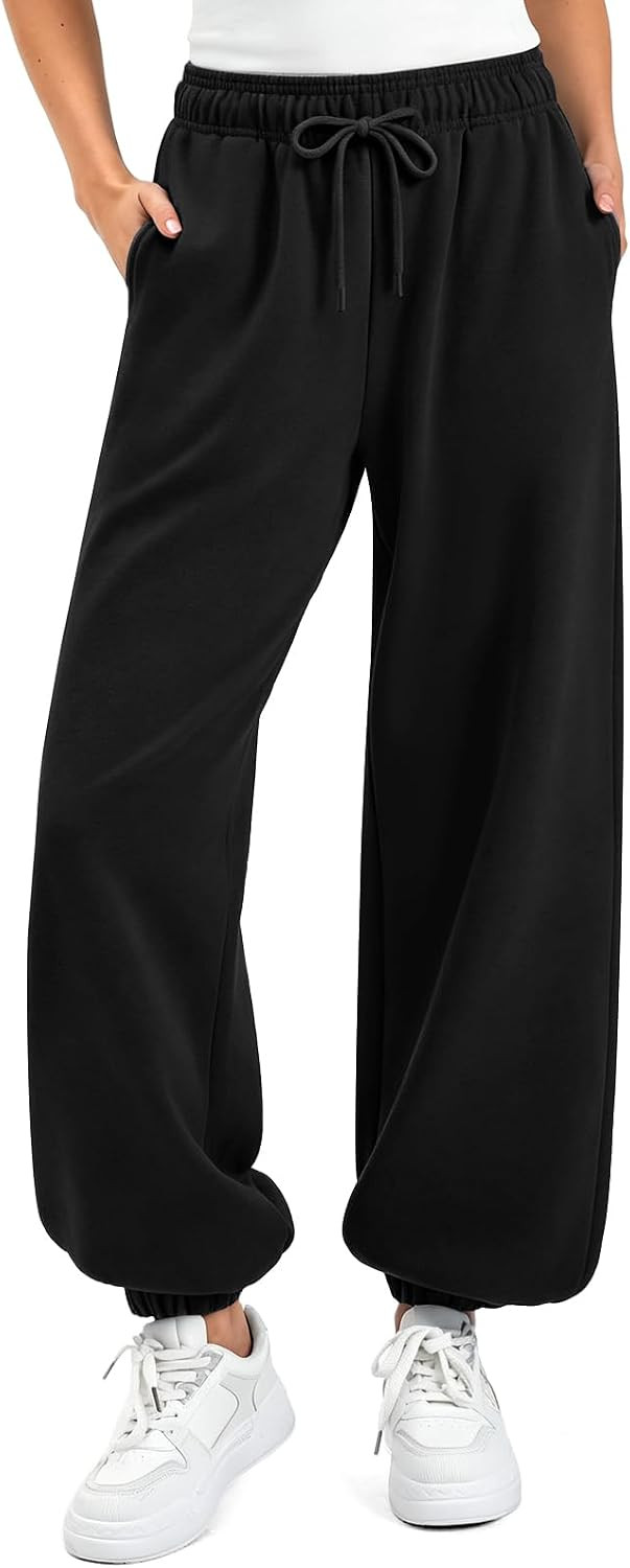 SINOPHANT Sweatpants Women Baggy Joggers with Pockets | Amazon (US)