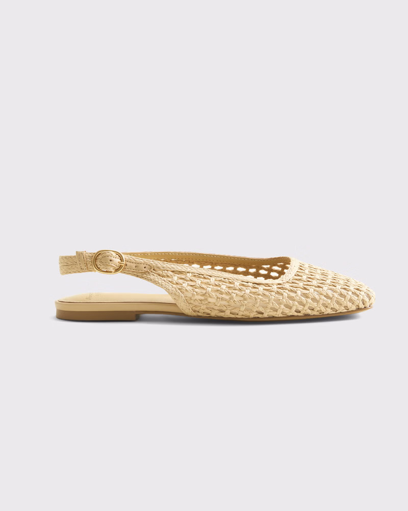 Women's Mary Jane Crochet-Style Flats | Women's Shoes | Abercrombie.com | Abercrombie & Fitch (US)