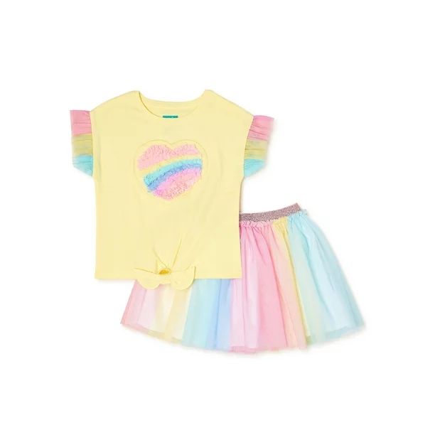 365 Kids From Garanimals Girls 2-piece Outfit Set, Sizes 4-10 | Walmart (US)