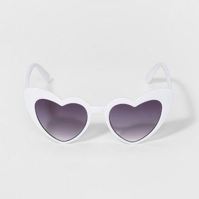 Girls' Heart Sunglasses - art class™ White | Target