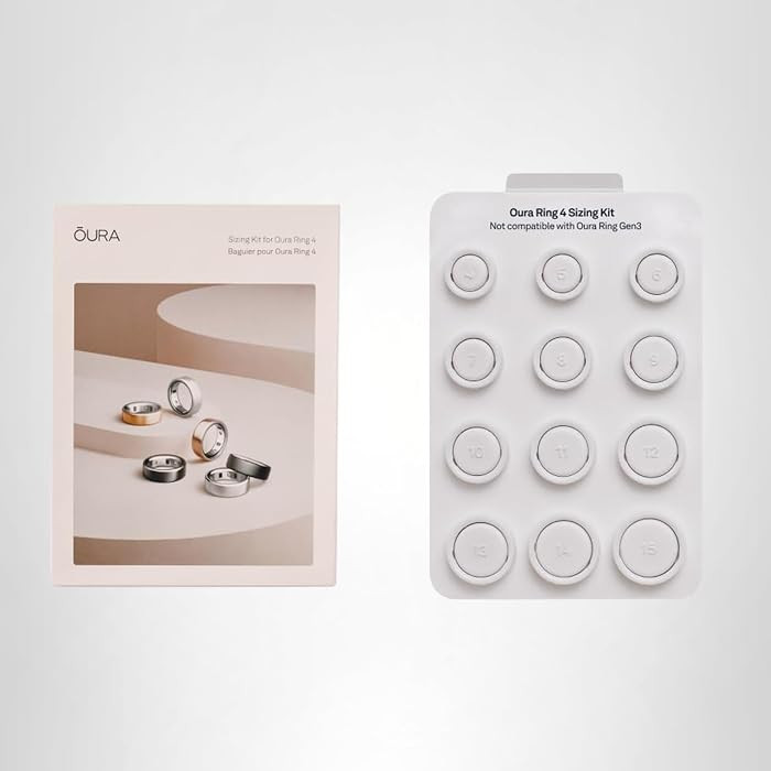 Oura Ring 4 Sizing Kit - Before You Buy the Unique Sizing, Not Standard US Sizes - Receive Credit... | Amazon (US)