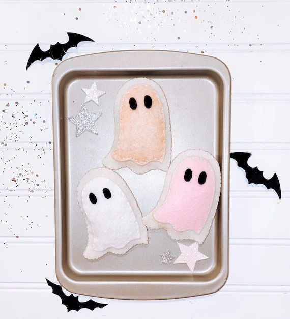 Felt Cookies Set | Felt Ghost Cookies | Felt Halloween Cookies | Felt Food | Preorder | Etsy (US)