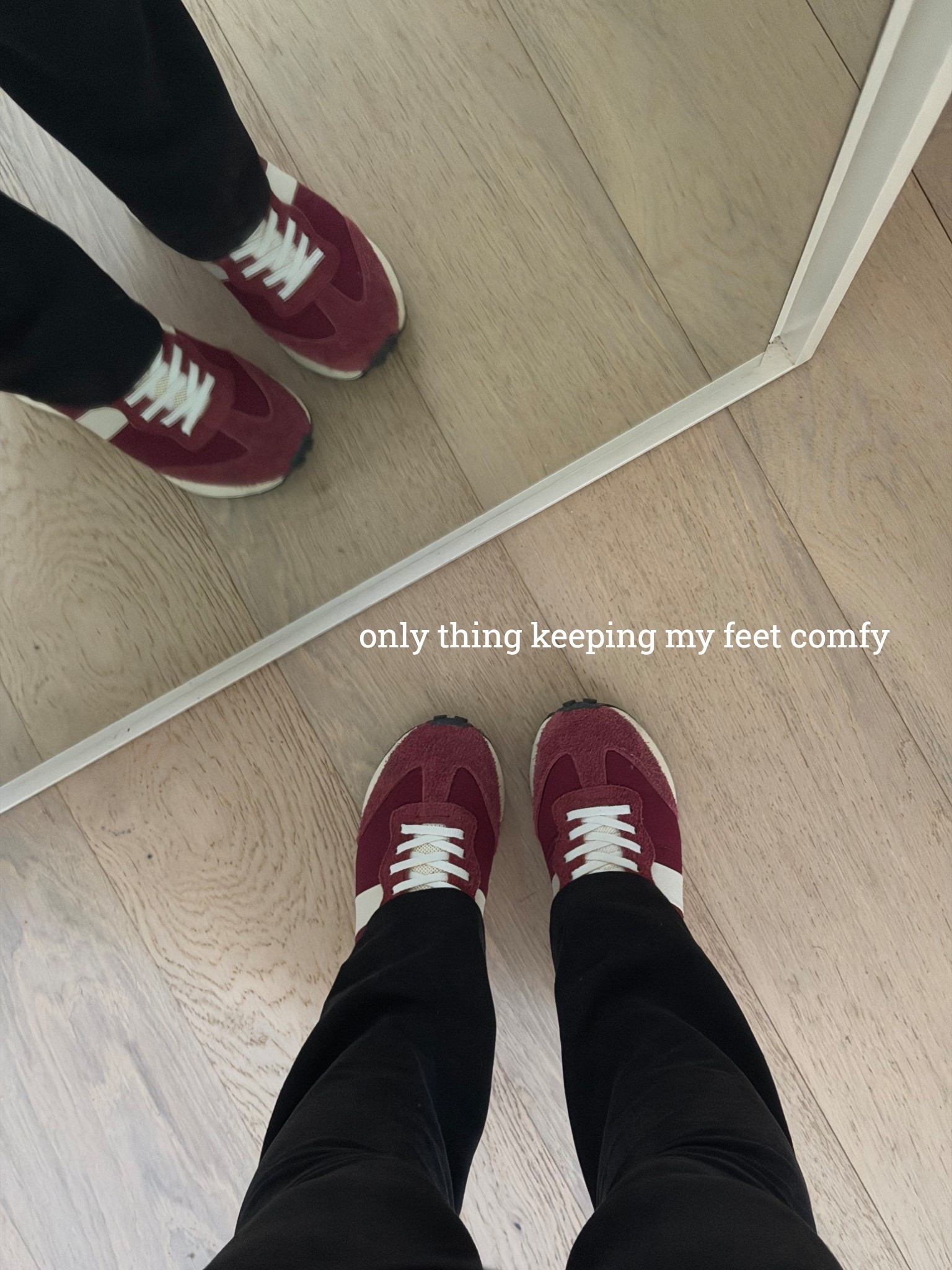 these sneakers are so comfortable and easy to walk around in, esp at 8 months pregnant. 
Absolutely love the Bordeaux color! Size half size up! Comes in lots of other tones. 


Sneakers 
Comfortable shoes 
Burgundy sneakers 
Spring outfit 
Activewear 
Travel outfit 
Exercise 



#LTKTravel #LTKmomlife #LTKfitnessgoals