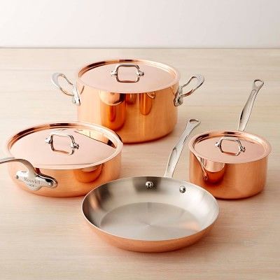 Mauviel Copper Triply M'3 S 7-Piece Cookware Set | Williams-Sonoma