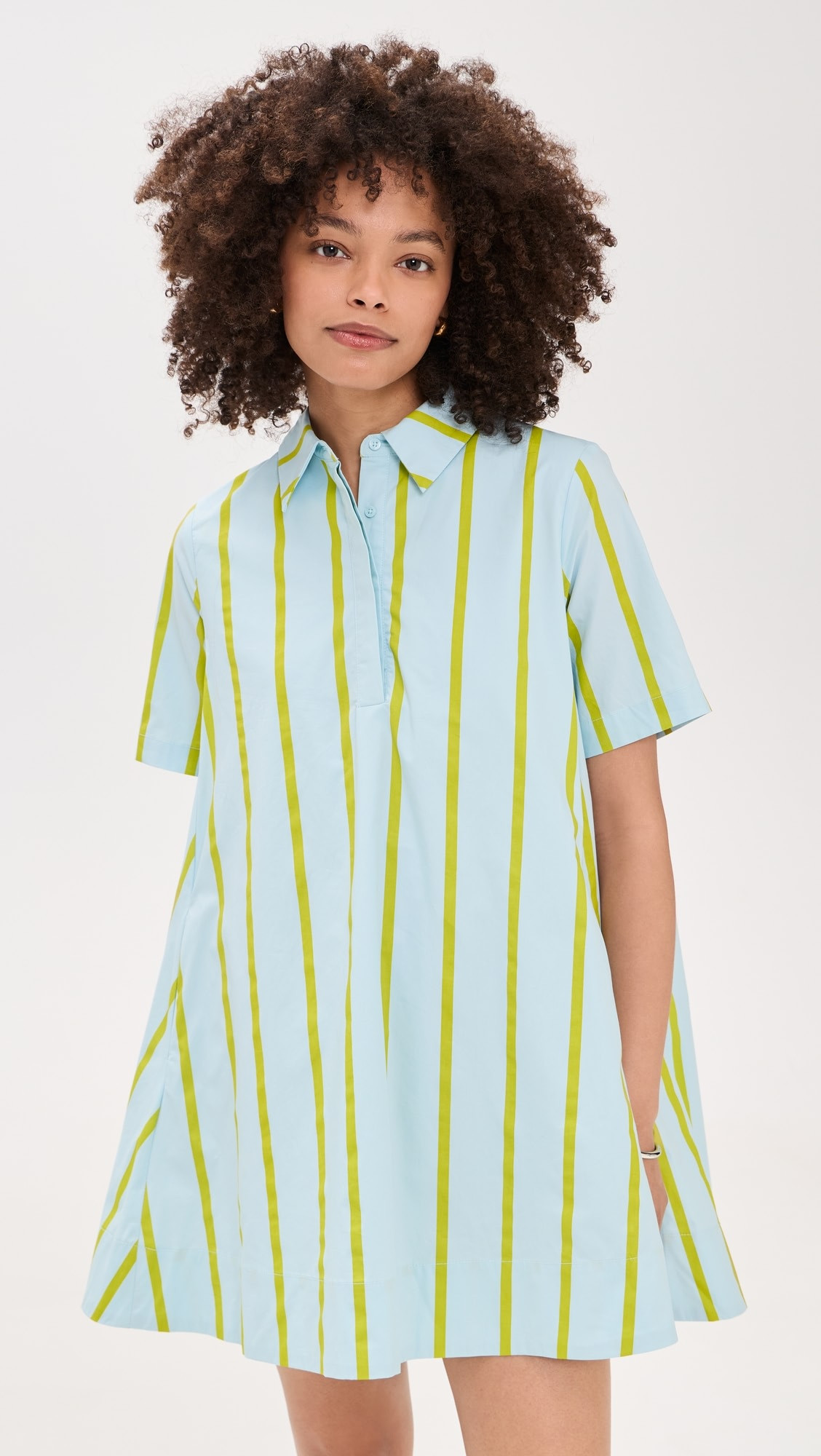 Striped Kaftan Mini Dress | Shopbop