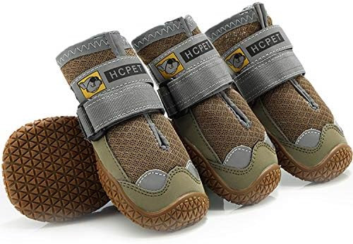 FEETCITY Dog Boots Waterproof for Dog with Reflective Velcro Rugged Anti-Slip Sole and Skid-Proof... | Amazon (US)