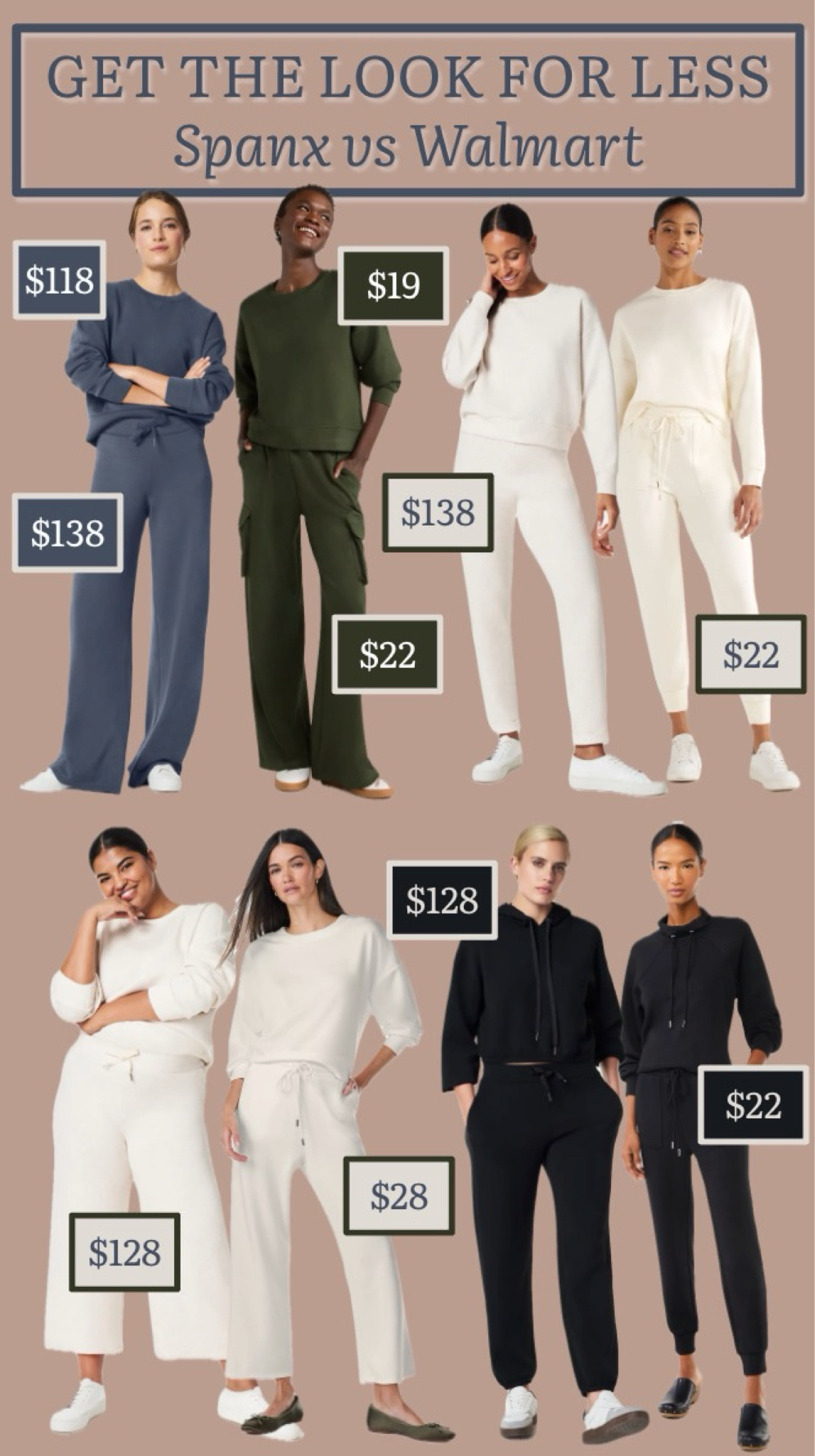 The Spanx AirEssentials line is amazing! The fabric is so soft, comes in so many styles and several colors. If it’s outside your budget though, the Walmart ScubaKnit line is wonderful, too! Same comfy fabric, several styles and colors, and mostly $22 and under! Also, this fabric doesn’t wrinkle making it perfect for travel! 
……………………………
spanx air essentials Spanx set Spanx outfit Spanx matching set Spanx matching sweatsuit Spanx sweatsuit Spanx dupe Spanx air essentials dupe walmart new arrivals walmart fashion walmart finds travel look travel outfit wide leg sweatpants vuori dupe alo yoga dupe plus size sweatshirt plus size sweatsuit plus size travel look plus size travel outfit alo dupe lululemon dupe Lulu dupe comfortable outfit mom outfit mom uniform walmart under $25 walmart under $20 crewneck sweatshirt walmart matching set travel essentials travel must haves lounge set matching set matching lounge set matching lounge wear loungwear joggers cropped wide leg pants cargo sweatpants cargo pants summer trends summer outfit casual outfit comfy travel outfit 

#LTKActive #LTKFamily #LTKTravel