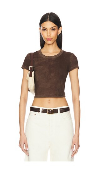 The Standard Baby Tee in Vintage Chocolate | Revolve Clothing (Global)
