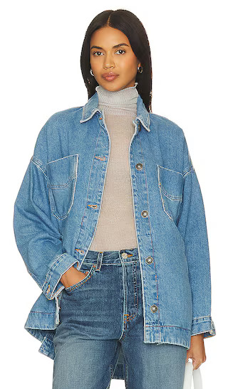 Madison City Denim Jacket in Solar Wash | Revolve Clothing (Global)