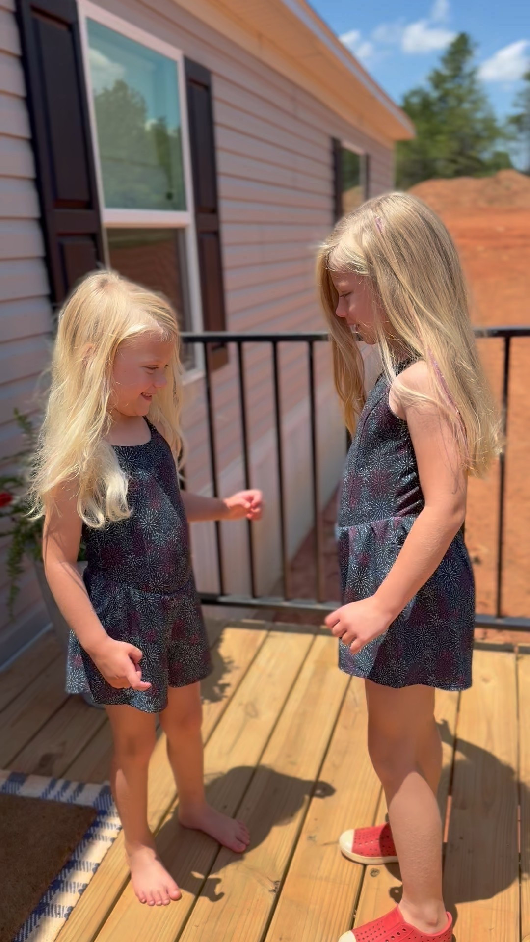 Patriotic cuties in their firework rompers!

Fourth of July 4th Independence Day lake beach vacation red white and blue girls activewearr

#LTKKids #LTKActive #LTKFamily