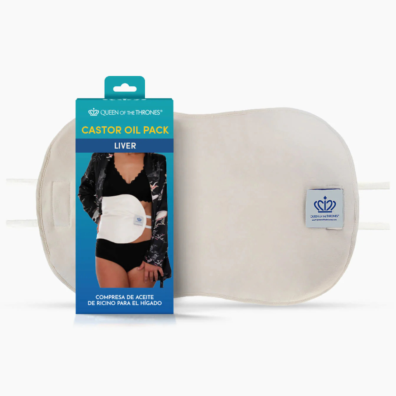 Self-Care I Liver Castor Oil Pack | Queen of the Thrones® | Queen of the Thrones®