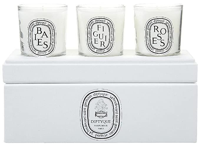 Diptyque Votive Candle Trio-Baies, Figuier, Roses-3 ct. | Amazon (US)