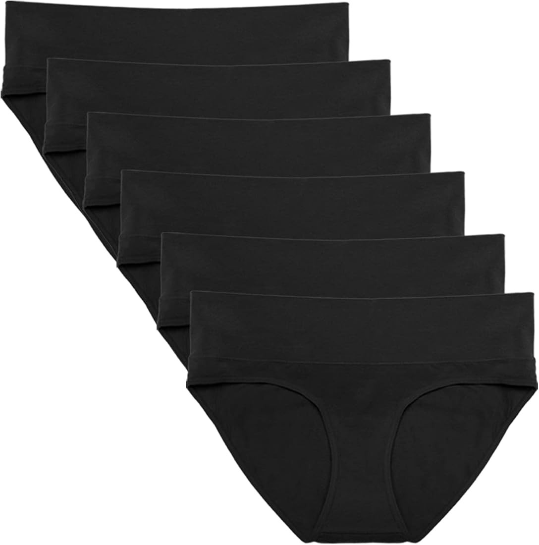 Intimate Portal Maternity Underwear | Pregnancy Postpartum Panties | Foldable Briefs Under the Bu... | Amazon (US)