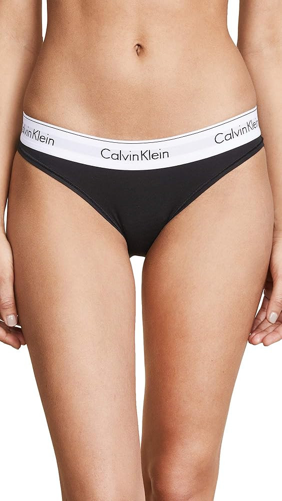 Calvin Klein Women's Modern Cotton Stretch Bikini Panty | Amazon (US)