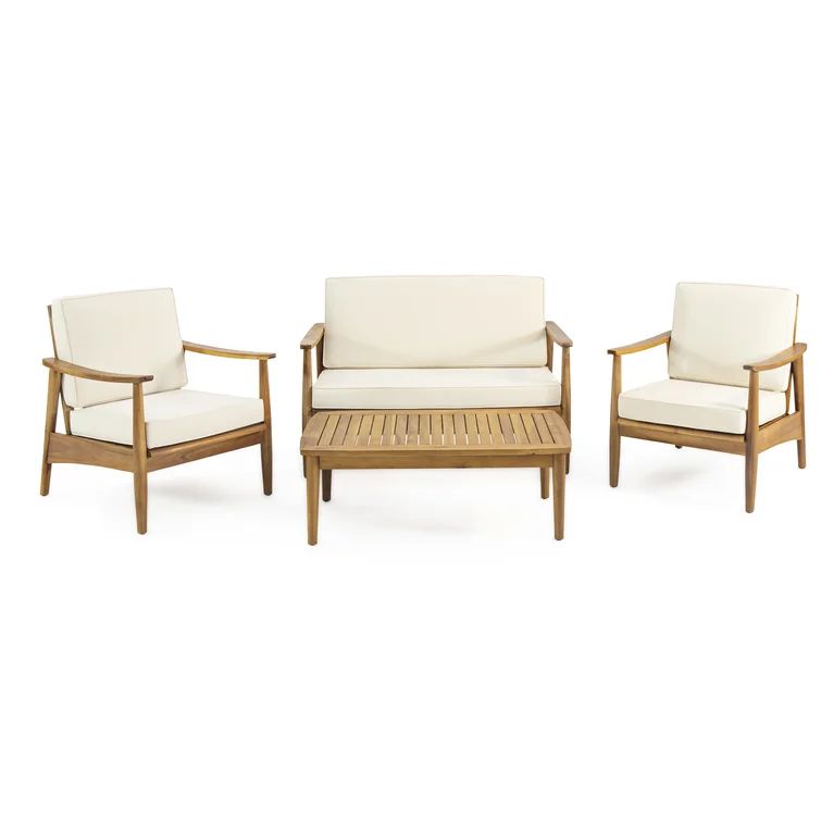 James 4 - Person Seating Group with Cushions | Wayfair North America