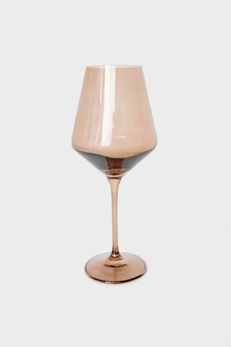 Amber Smoke Stemmed Glasses Set of 6 | Tuckernuck (US)