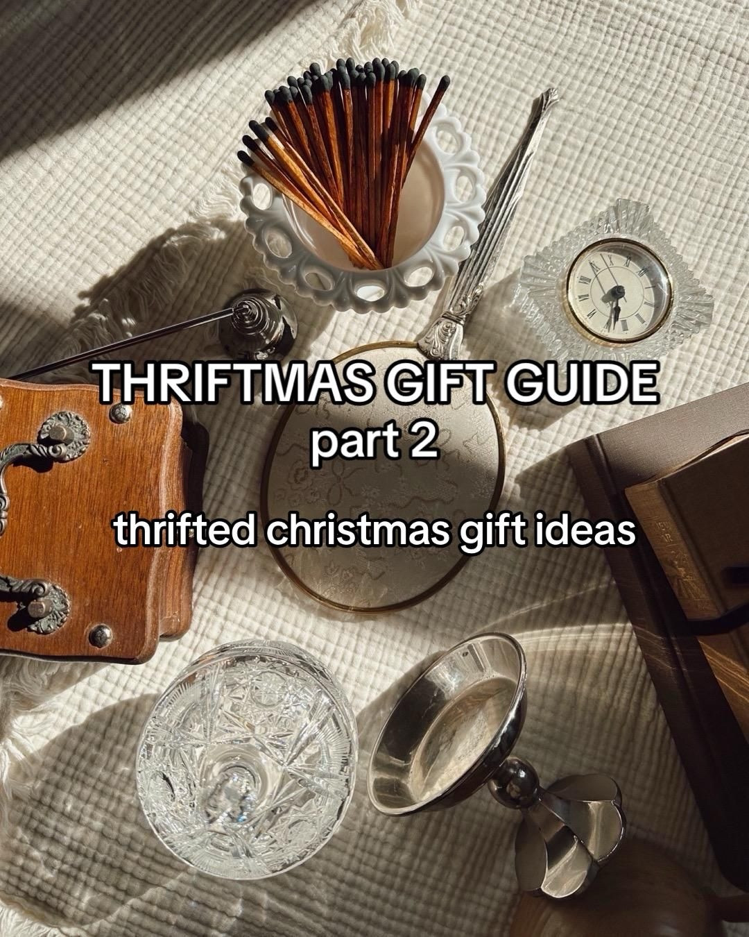 THRIFTMAS GIFT GUIDE - thrifted/secondhand gift ideas



#LTKSeasonal #LTKGiftGuide #LTKHoliday