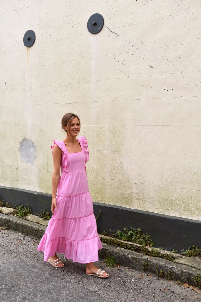 Celia Maxi Dress Pink | Madison Mathews