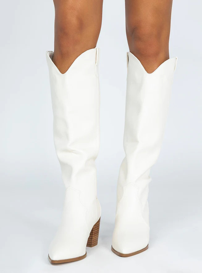 Billini Novena Boot Off White | Princess Polly US